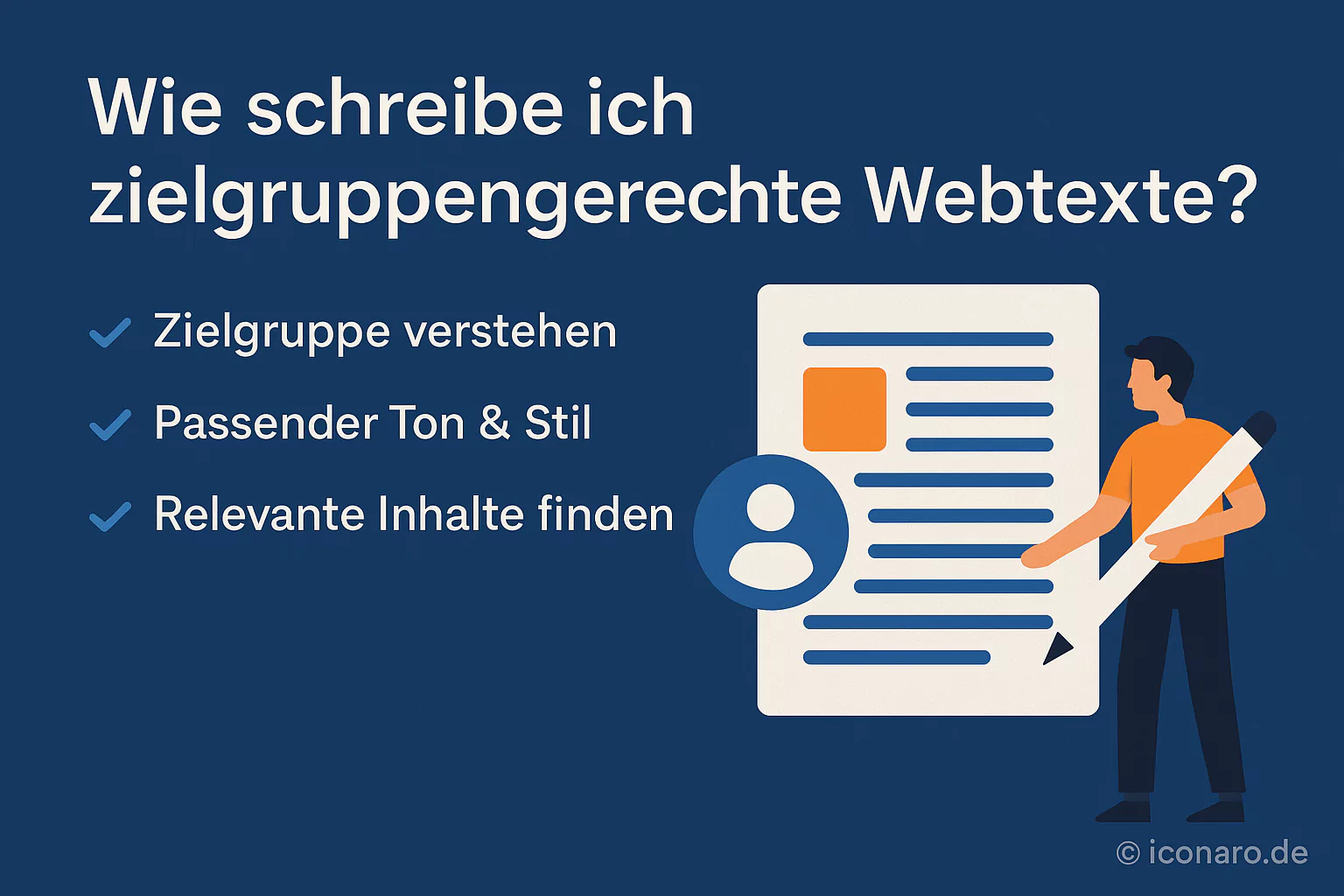 Wie schreibe ich zielgruppengerechte Webtexte?