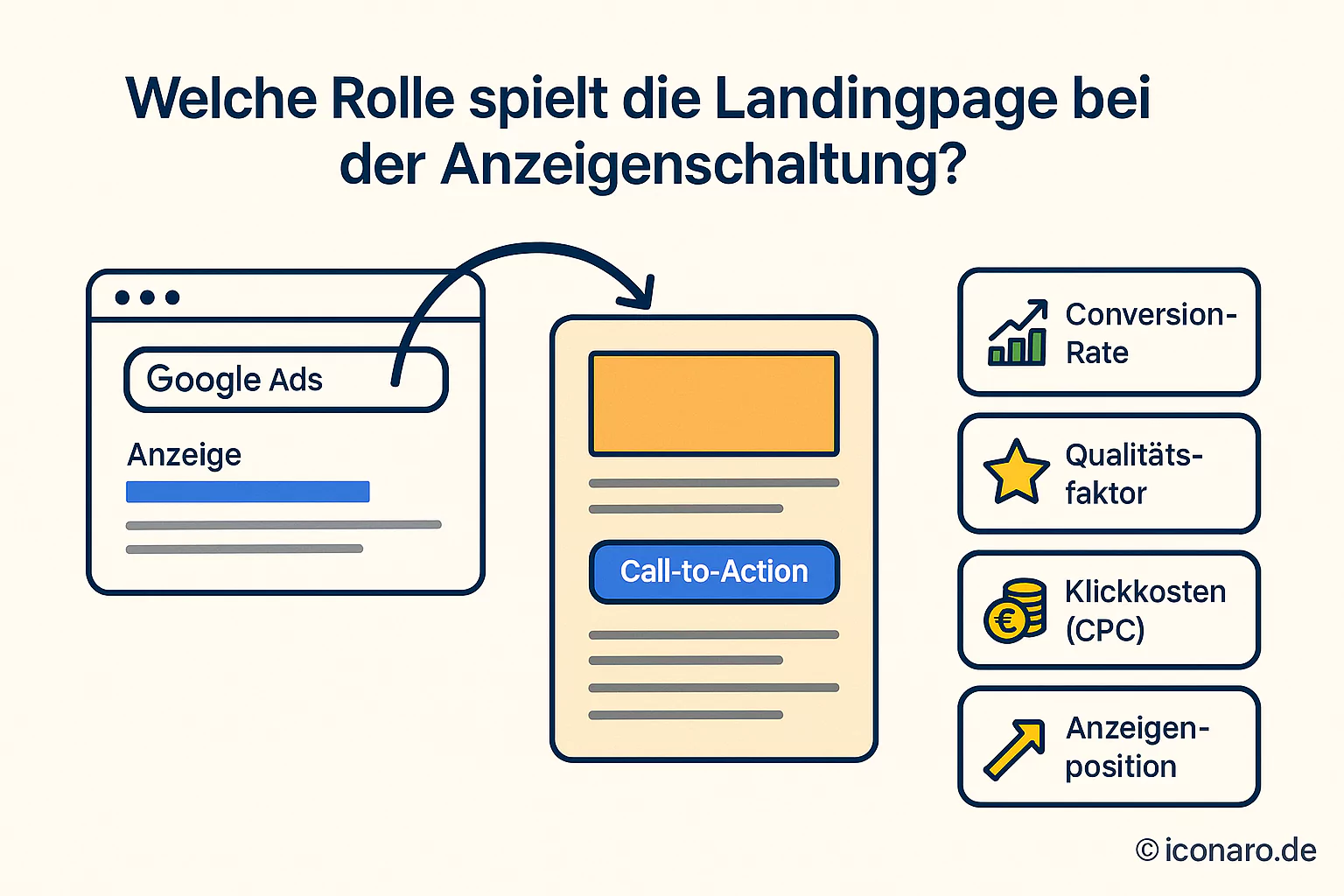 Welche Rolle spielt die Landingpage bei der Anzeigenschaltung?