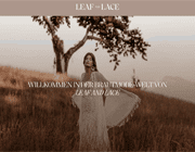 Brautmode Schweiz – Leaf and Lace